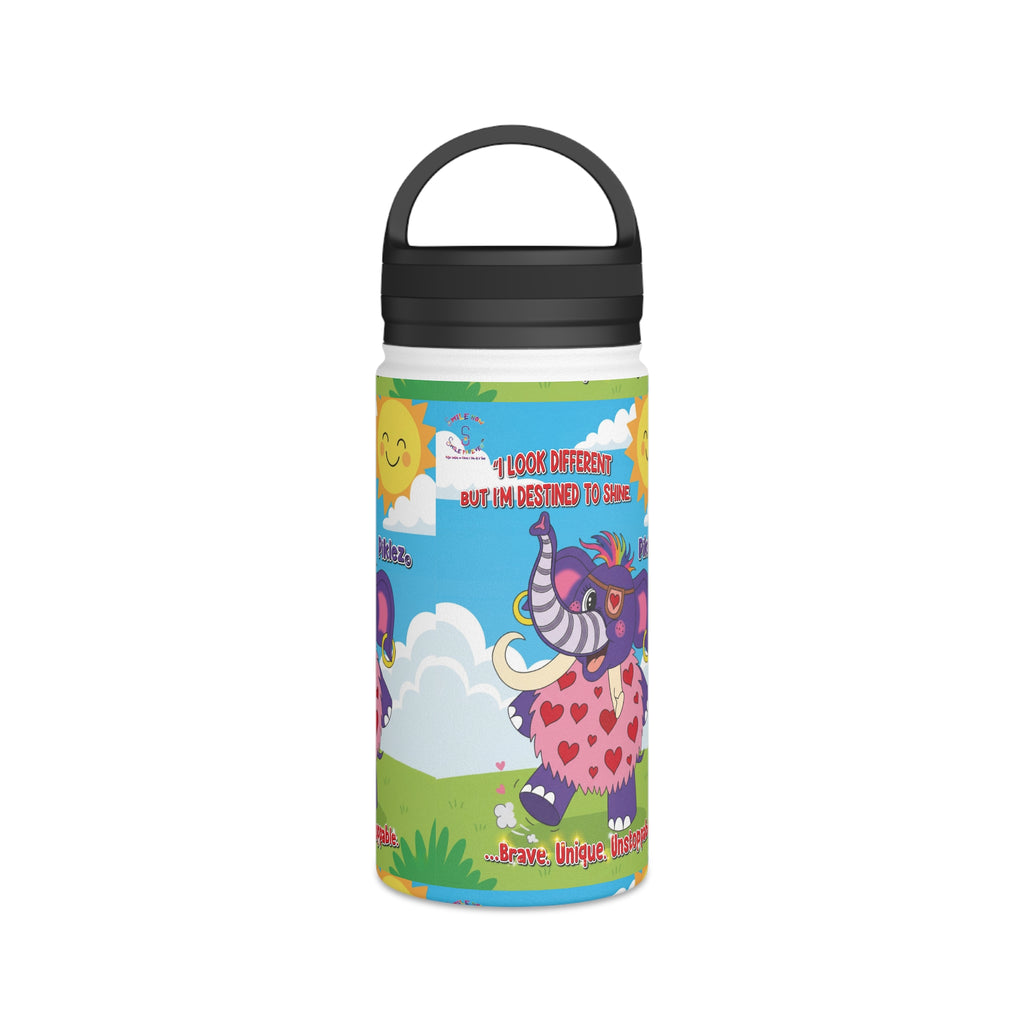 Piklez™ Stainless Steel Water Bottle with Handle Lid – “Destined to Shine” | Smile Universe Collection