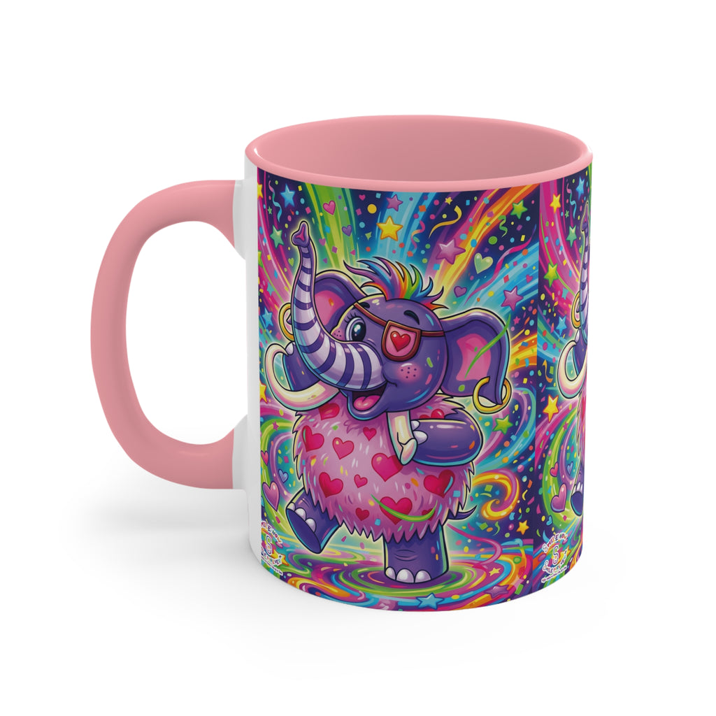 Piklez™ Accent Mug – "Born to Celebrate!" Graphic | Smile Universe Collection