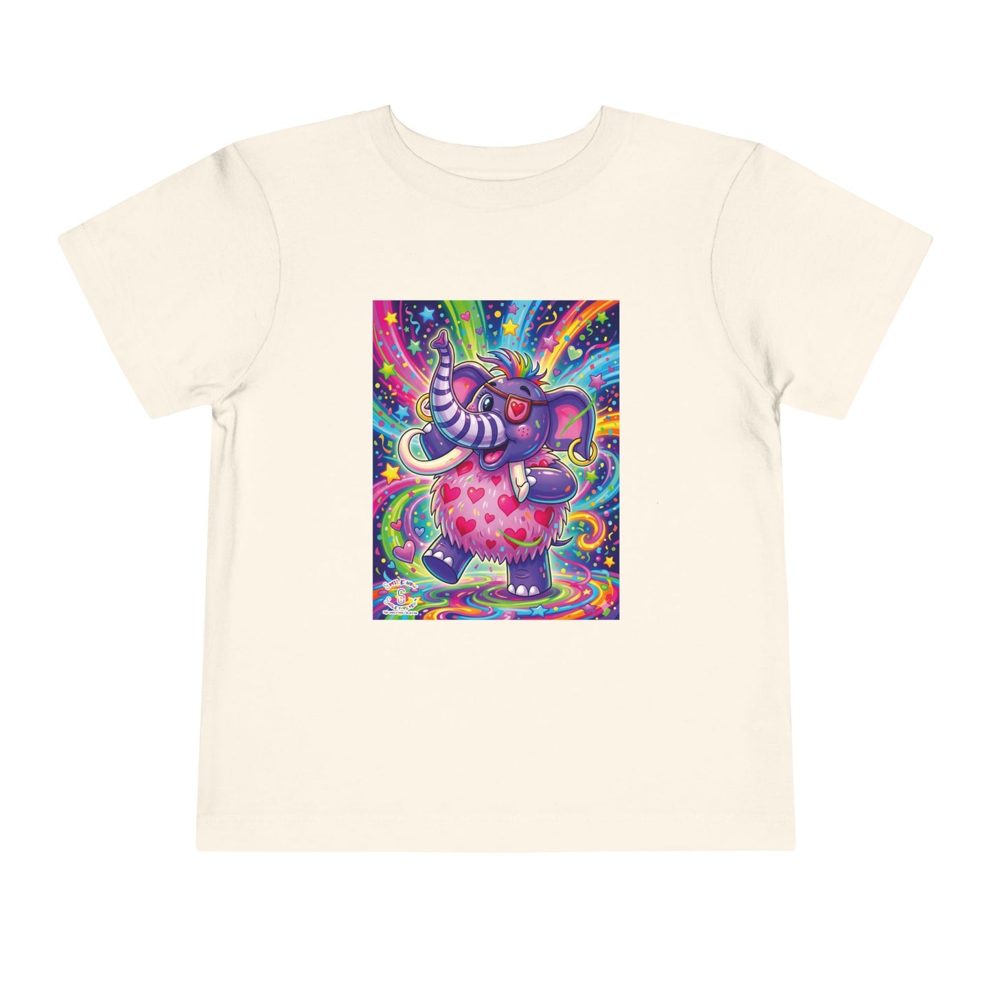 Piklez™ Toddler Short Sleeve Tee – "Born to Celebrate!" Graphic Shirt | Smile Universe Collection