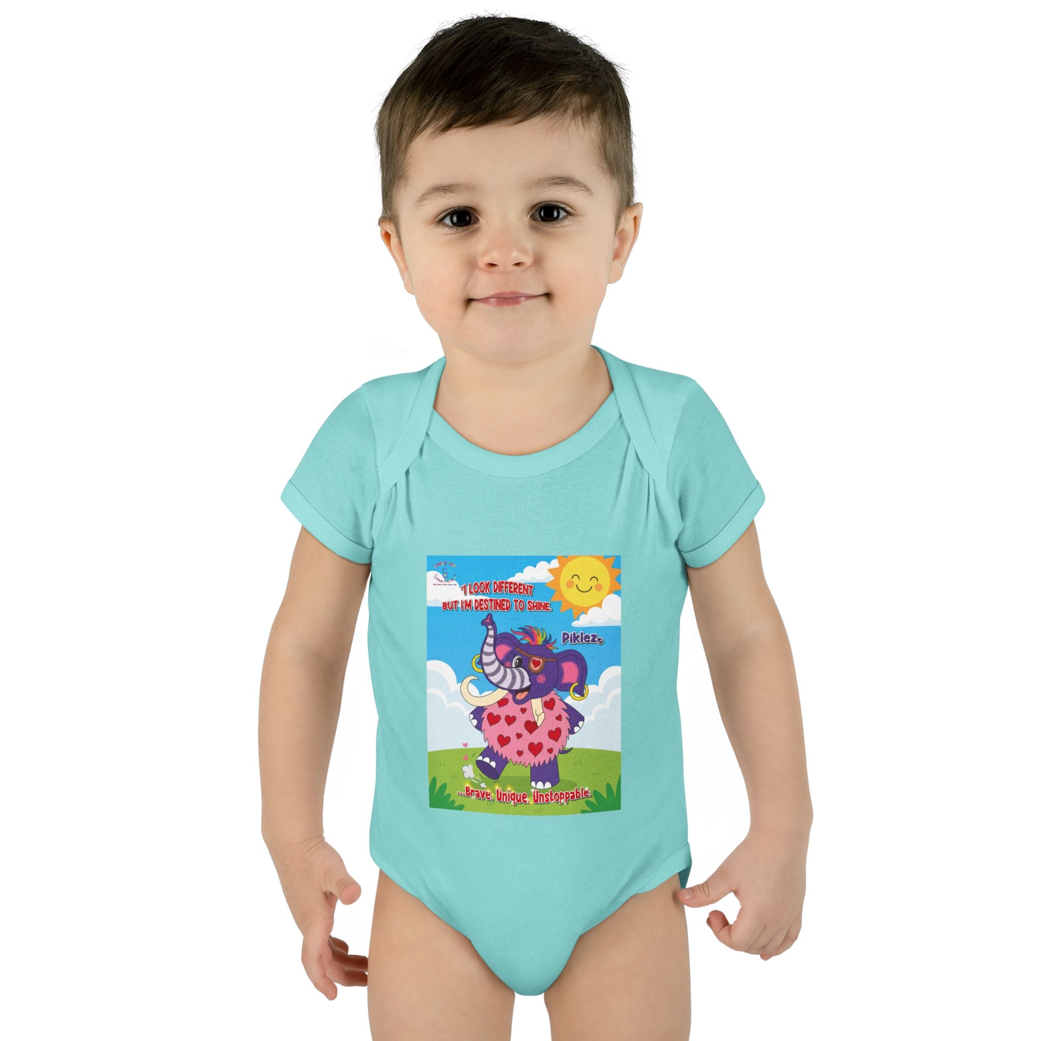 Piklez™ Infant Bodysuit – “Destined to Shine” Baby Outfit | Smile Universe Collection