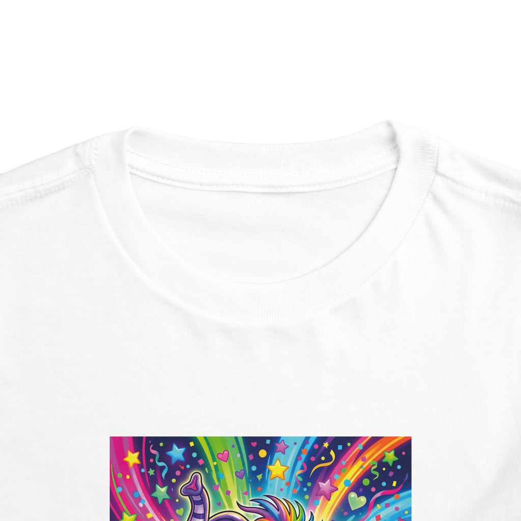 Piklez™ Toddler Short Sleeve Tee – "Born to Celebrate!" Graphic Shirt | Smile Universe Collection