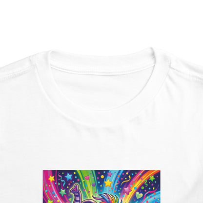 Piklez™ Toddler Short Sleeve Tee – "Born to Celebrate!" Graphic Shirt | Smile Universe Collection