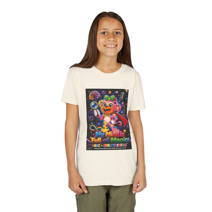 Panz™ Youth Short Sleeve Tee – "My Mind is Full of Magic" Graphic | Smile Universe Collection