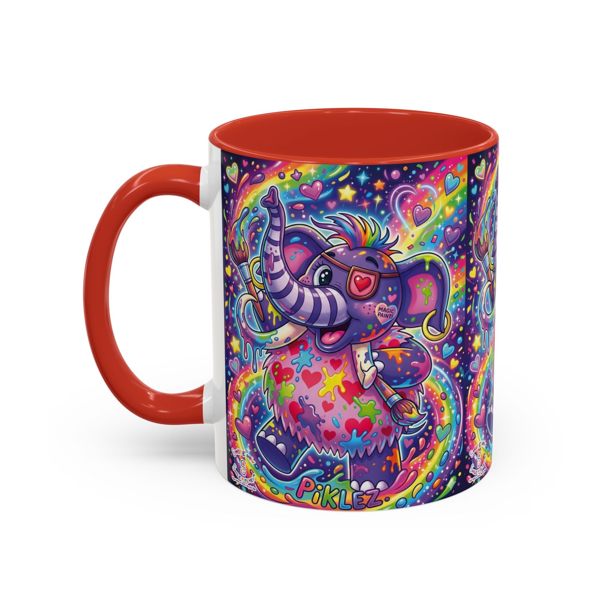 Piklez™ 15oz Ceramic Mug – "Magic Paint!" Graphic | Smile Universe Collection