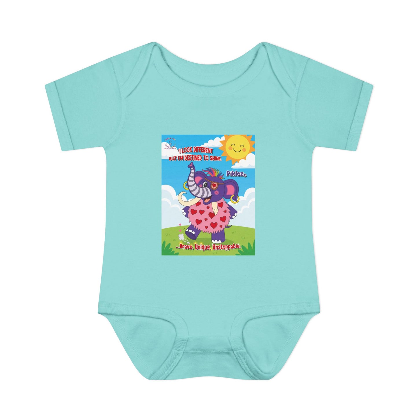 Piklez™ Infant Bodysuit – “Destined to Shine” Baby Outfit | Smile Universe Collection