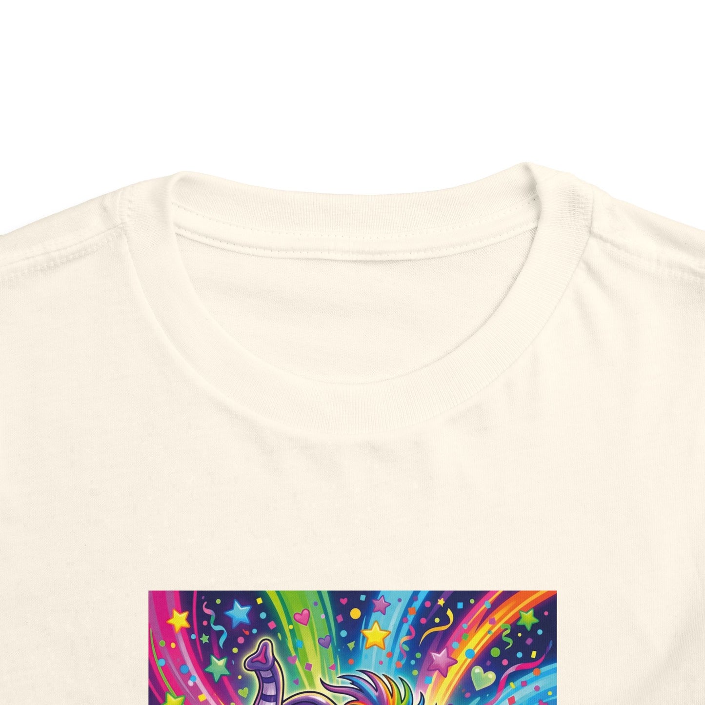 Piklez™ Toddler Short Sleeve Tee – "Born to Celebrate!" Graphic Shirt | Smile Universe Collection