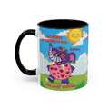 Piklez™ Accent Coffee Mug (11oz, 15oz) – “Destined to Shine” | Smile Universe Collection