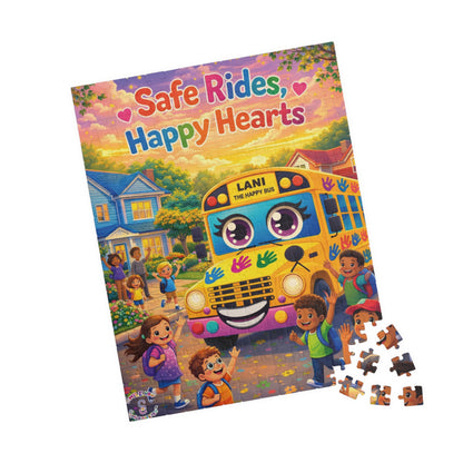 Lani™ Puzzle (110, 252, 520 & 1014-piece) – "Safe Rides, Happy Hearts" Graphic