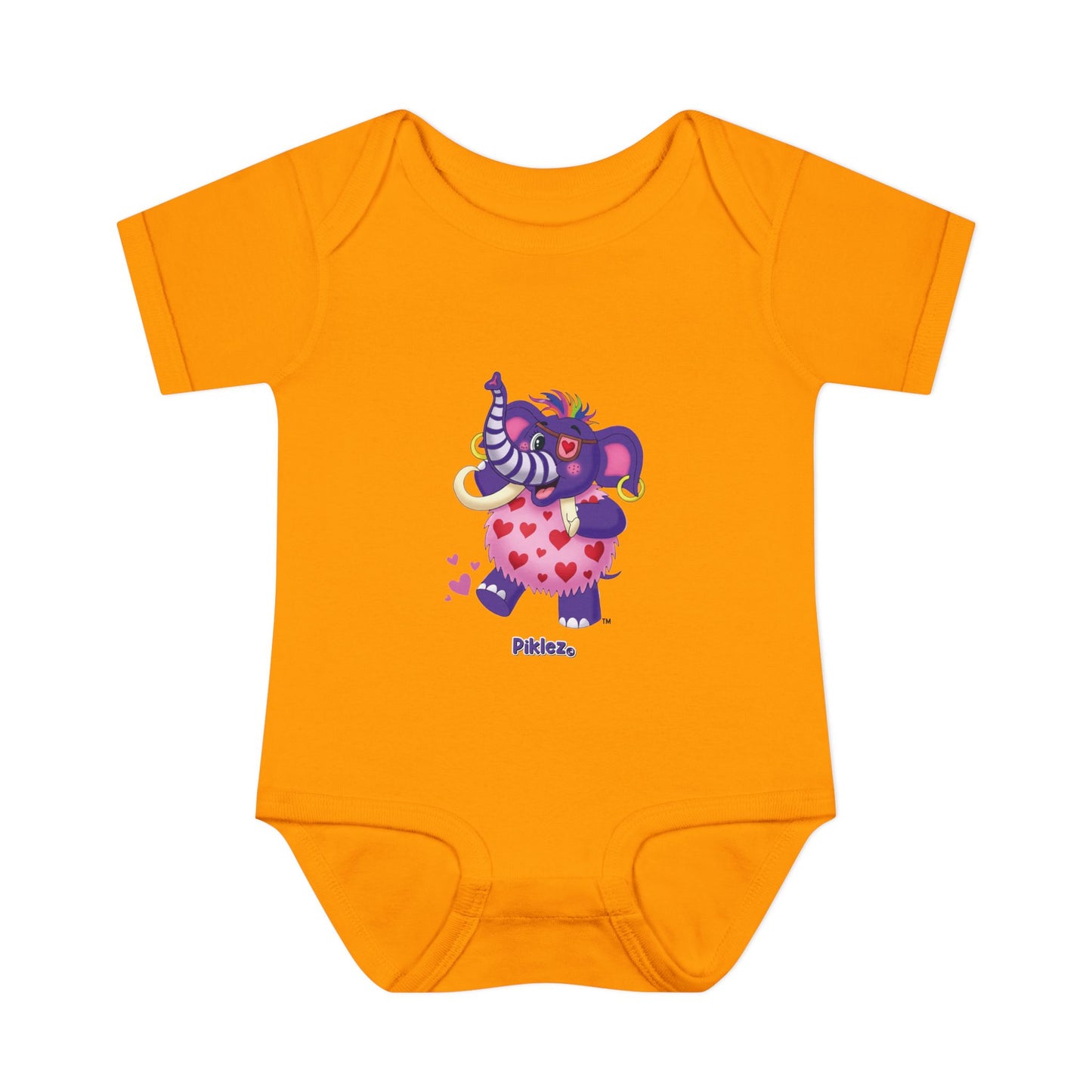 Piklez™ Infant Baby Rib Bodysuit – "Full of Love!" Graphic | Smile Universe Collection