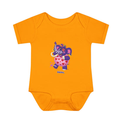 Piklez™ Infant Baby Rib Bodysuit – "Full of Love!" Graphic | Smile Universe Collection