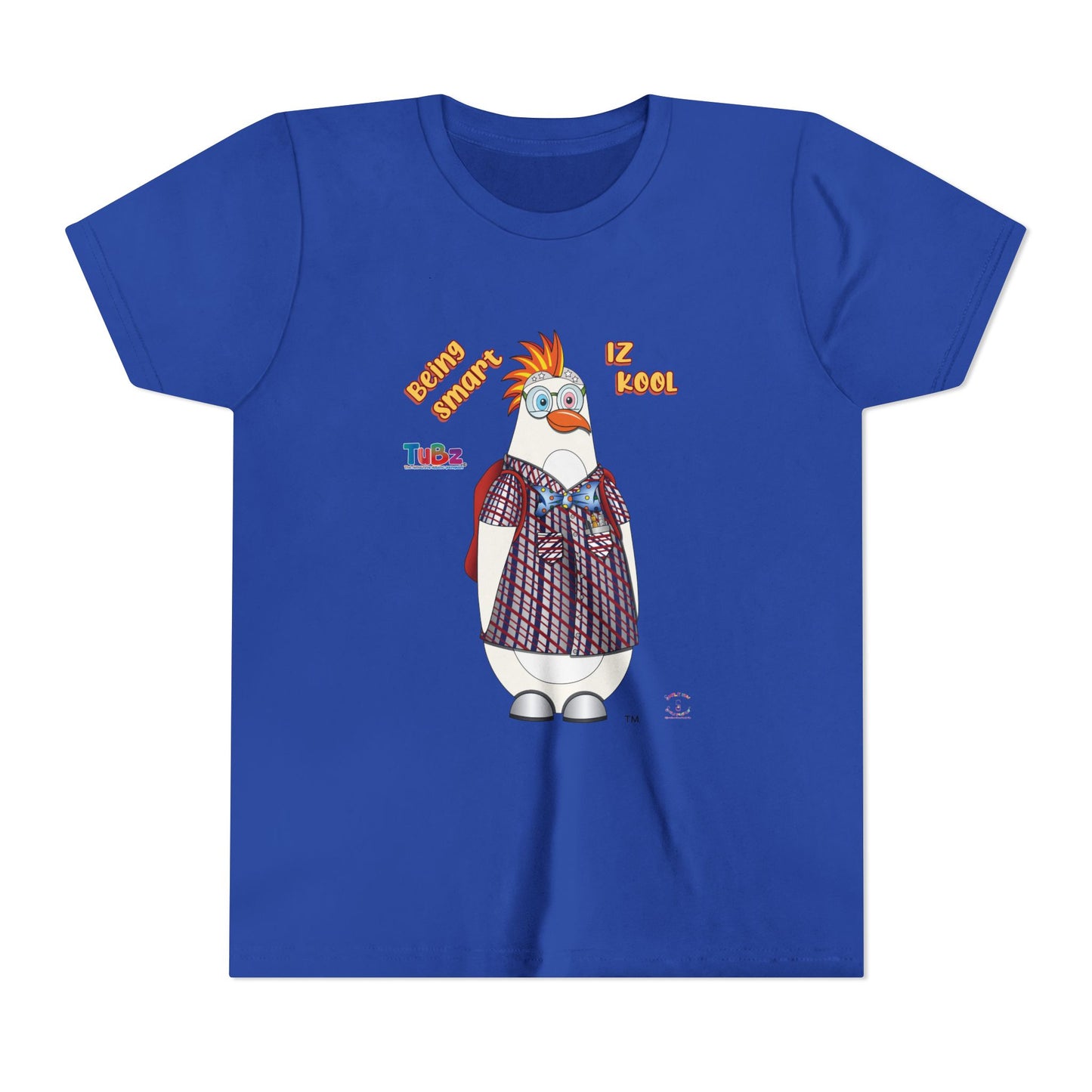TuBz™ "Being Smart Iz Kool" Youth Graphic T-Shirt - Educational Kids Tee | TuBz4Kidz