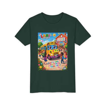 Lani™ Youth Short Sleeve Tee – "Let's Sing Happiness Together!" Graphic