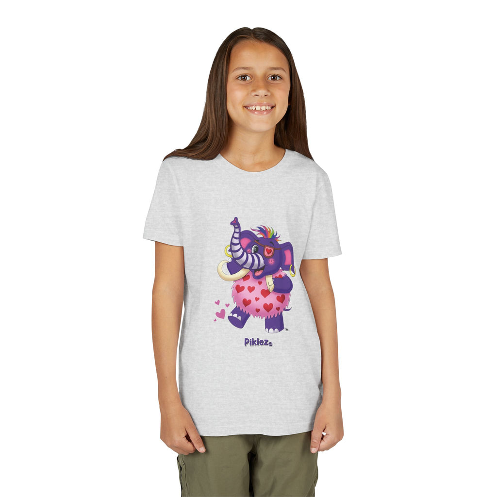 Piklez™ Youth Short Sleeve Tee – "Full of Love!" Graphic Shirt | Smile Universe Collection