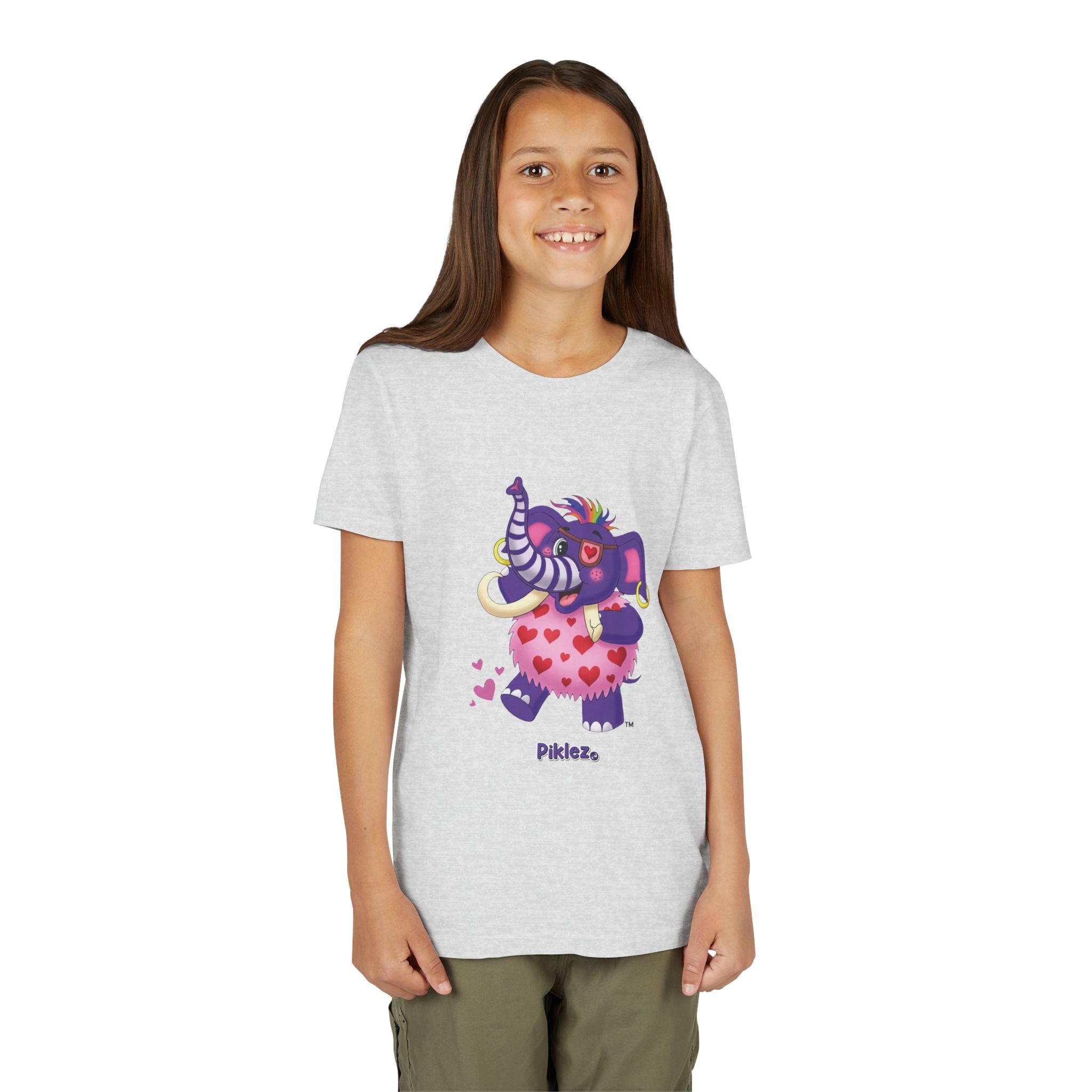 Piklez™ Youth Short Sleeve Tee – "Full of Love!" Graphic Shirt | Smile Universe Collection