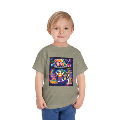 Smile Universe™ Toddler Short Sleeve Tee – "Where Being Different is CELEBRATED!" Graphic