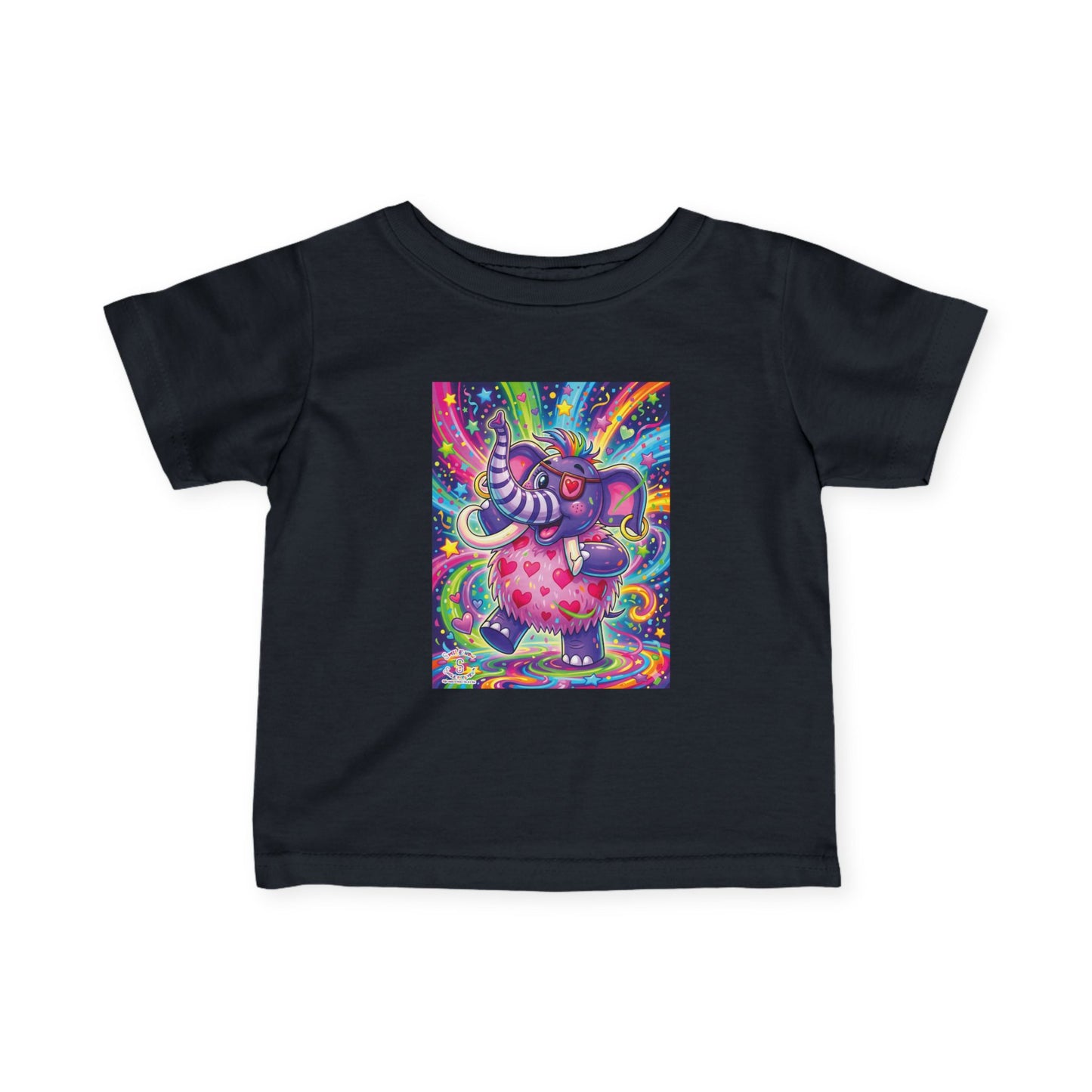 Piklez™ Infant Fine Jersey Tee – "Born to Celebrate!" Graphic Shirt | Smile Universe Collection