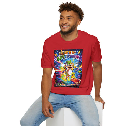Potz™ Unisex Softstyle T-Shirt – "Energy is My Superpower!" Graphic Tee | Smile Universe Collection