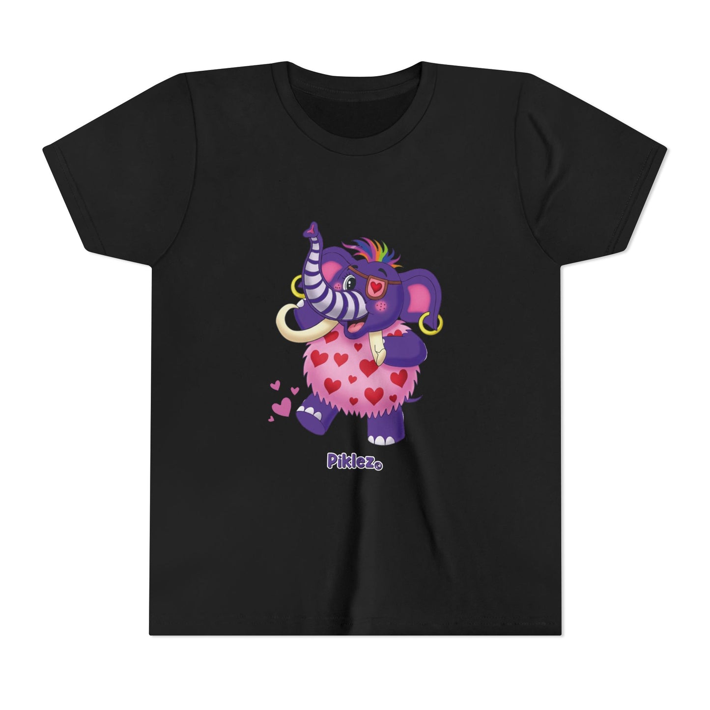 Piklez™ Youth Short Sleeve Tee – "Full of Love!" Graphic Shirt | Smile Universe Collection