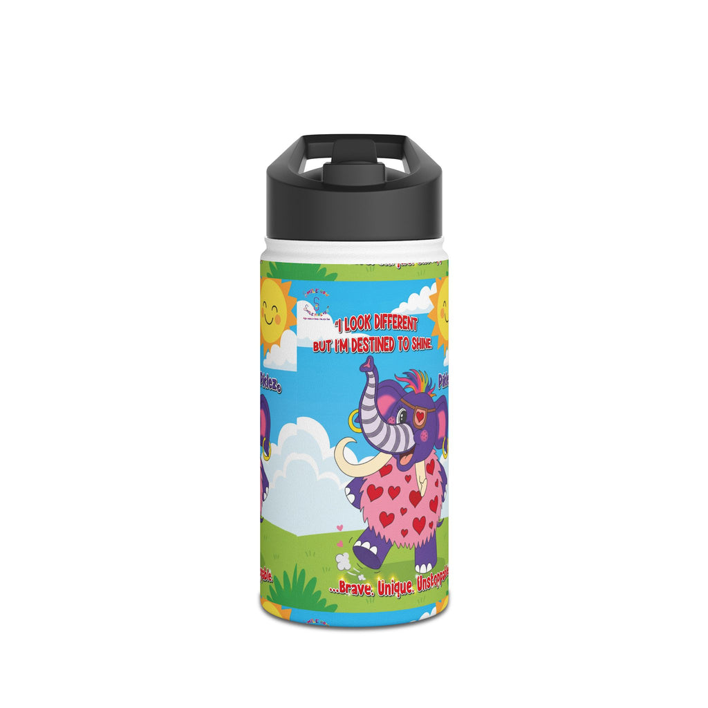 Piklez™ Stainless Steel Water Bottle with Standard Lid – “Destined to Shine” | Smile Universe Collection