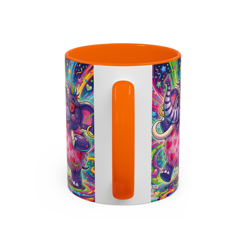 Piklez™ 11oz, 15oz Accent Coffee Mug – "Born to Celebrate!" Graphic | Smile Universe Collection