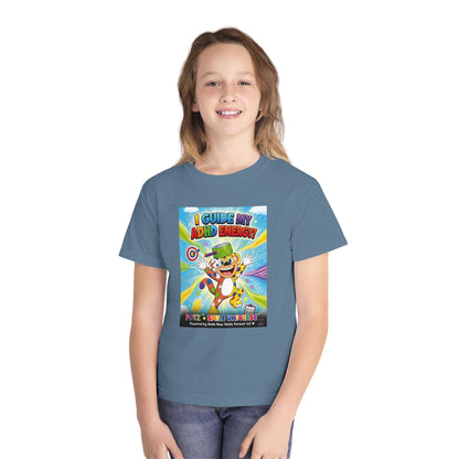 Potz™ Youth Midweight Tee – "I Guide My ADHD Energy!" Graphic Tee | Smile Universe Collection