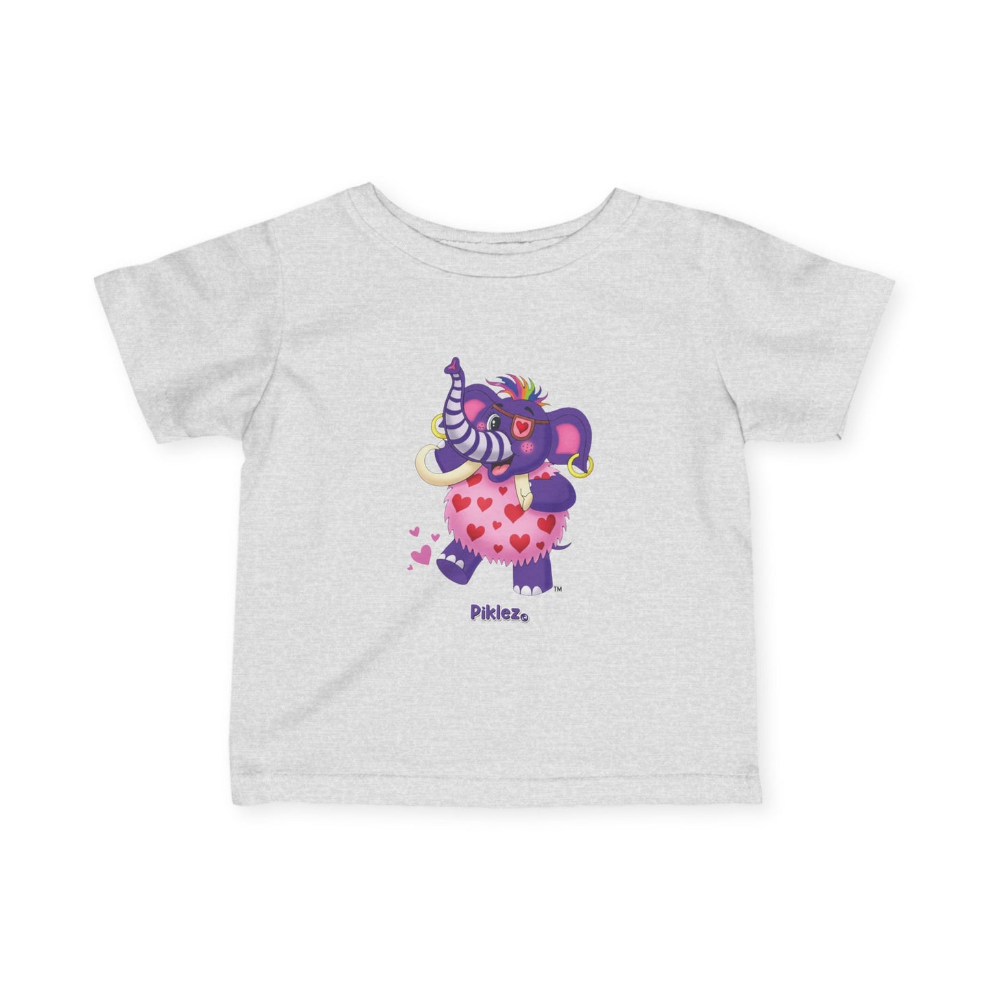Piklez™ Infant Fine Jersey Tee – "Full of Love!" Graphic Shirt | Smile Universe Collection
