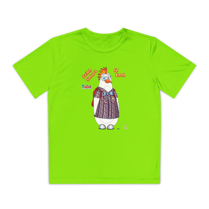 TuBz™ "Being Smart Iz Kool" Youth Competitor T- Shirt - Character Dress-Up Graphic Tee