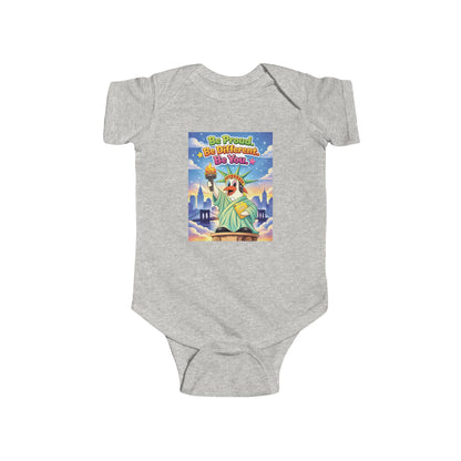 TuBz™ "Be Proud. Be Different. Be You." Infant Bodysuit - Inspirational Baby Onesie