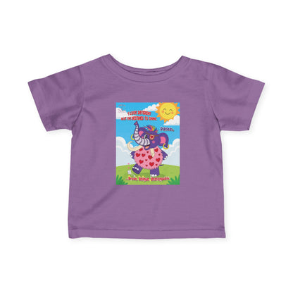 Piklez™ Infant Fine Jersey Tee – “Destined to Shine” Baby Shirt | Smile Universe Piklez Collection