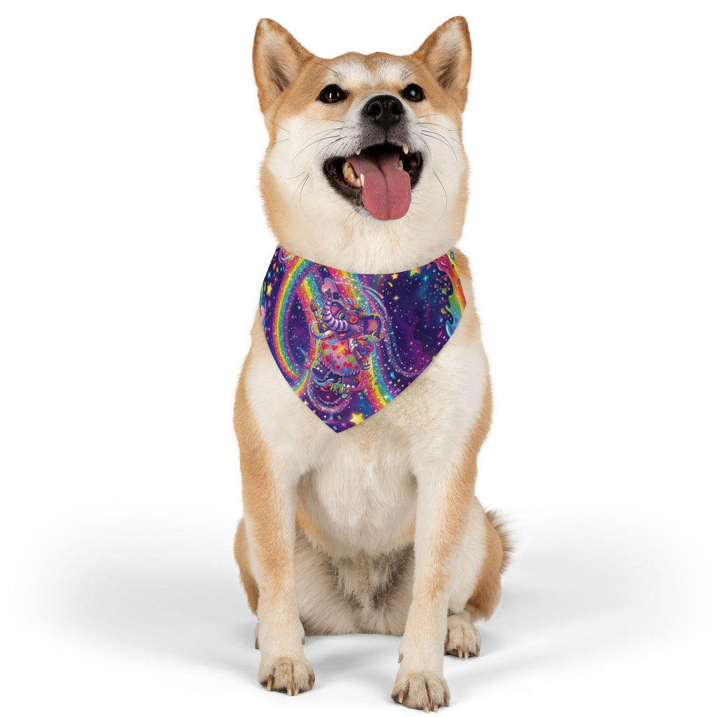 Piklez™ Pet Bandana Collar – "Full of Love!" Graphic | Smile Universe Collection