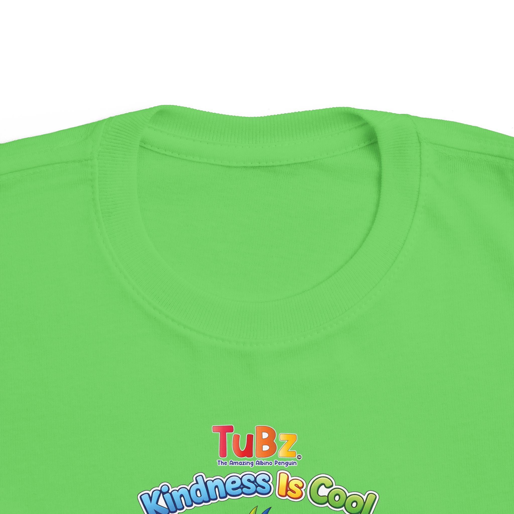 TuBz™ "Kindness Is Cool" Kids T-Shirt - Positive Message Graphic Tee | Smile Universe TuBz4Kidz