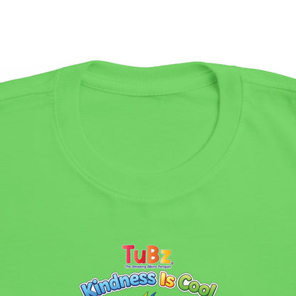 TuBz™ "Kindness Is Cool" Kids T-Shirt - Positive Message Graphic Tee | Smile Universe TuBz4Kidz