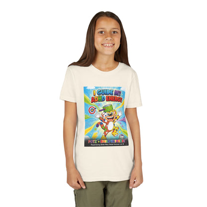 Potz™ Youth Short Sleeve Tee – "I Guide My ADHD Energy!" Graphic Tee | Smile Universe Collection