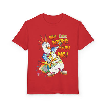 TuBz™ Rockstar Kids T-Shirt - "Who Hotter Than Me!" Graphic Tee | Smile Universe TuBz4Kidz Collection