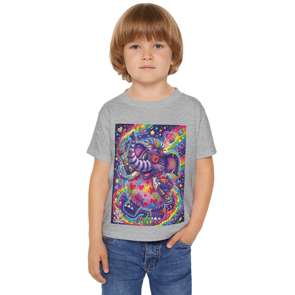Piklez™ Kids Softstyle Tee – "Magic Paint!" Graphic Shirt | Smile Universe Collection