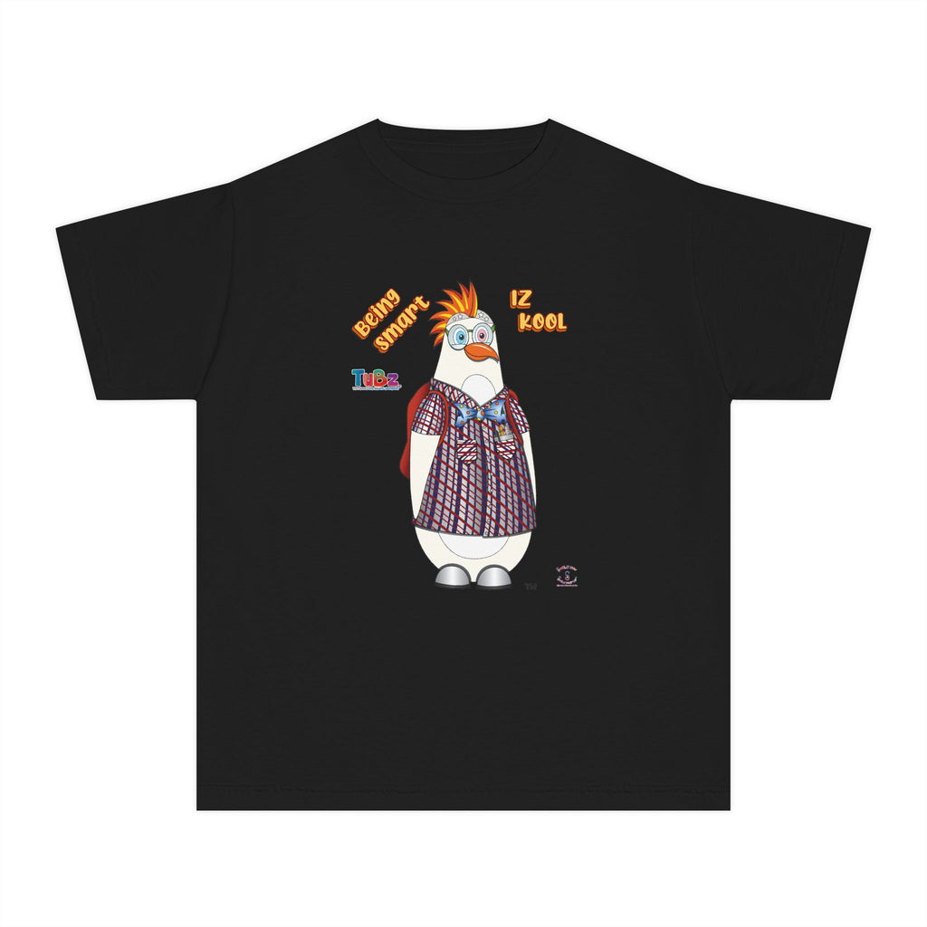 TuBz™ "Being Smart Iz Kool" Youth Graphic T-Shirt - Educational Kids Tee | TuBz4Kidz