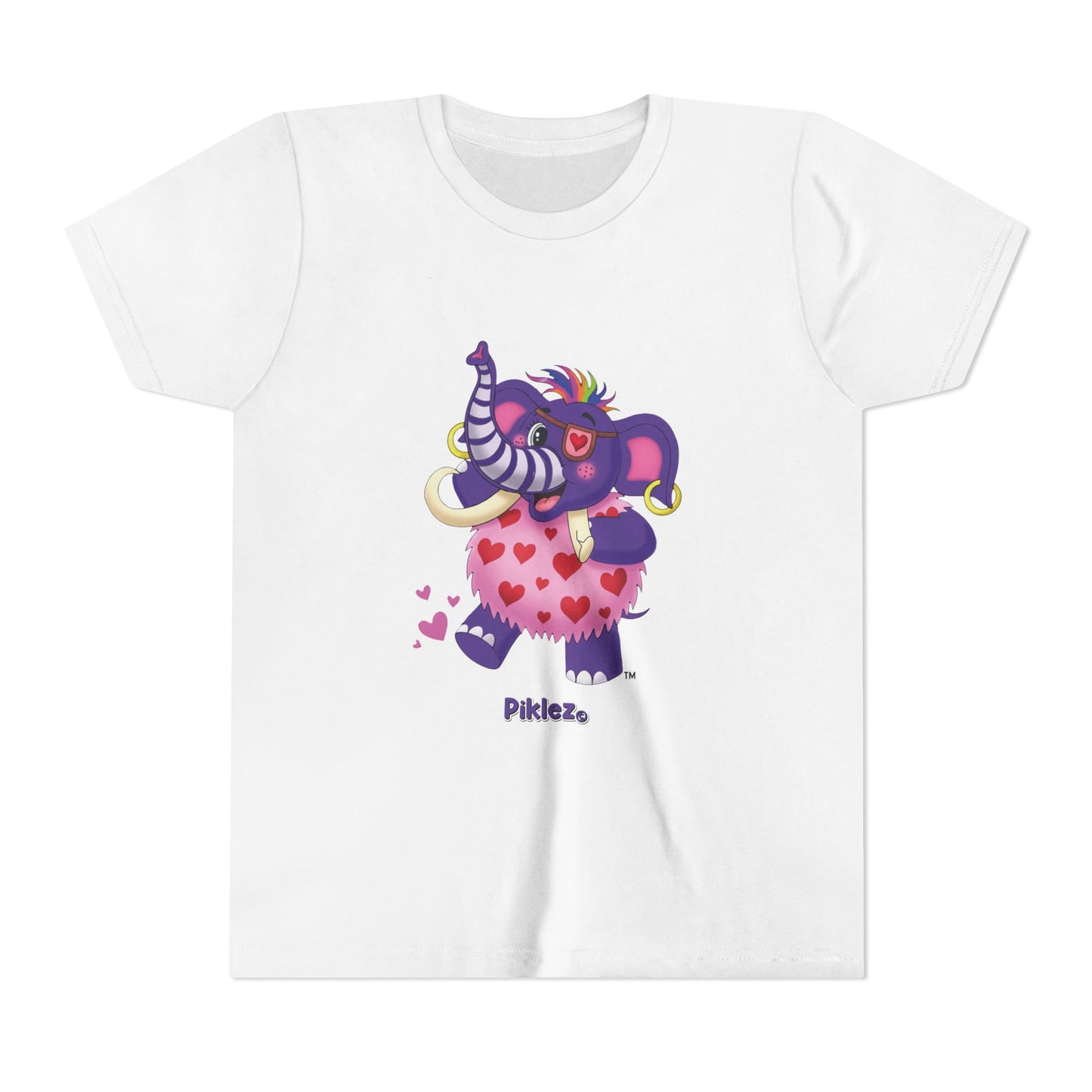 Piklez™ Youth Short Sleeve Tee – "Full of Love!" Graphic Shirt | Smile Universe Collection