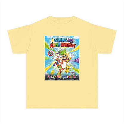 Potz™ Youth Midweight Tee – "I Guide My ADHD Energy!" Graphic Tee | Smile Universe Collection