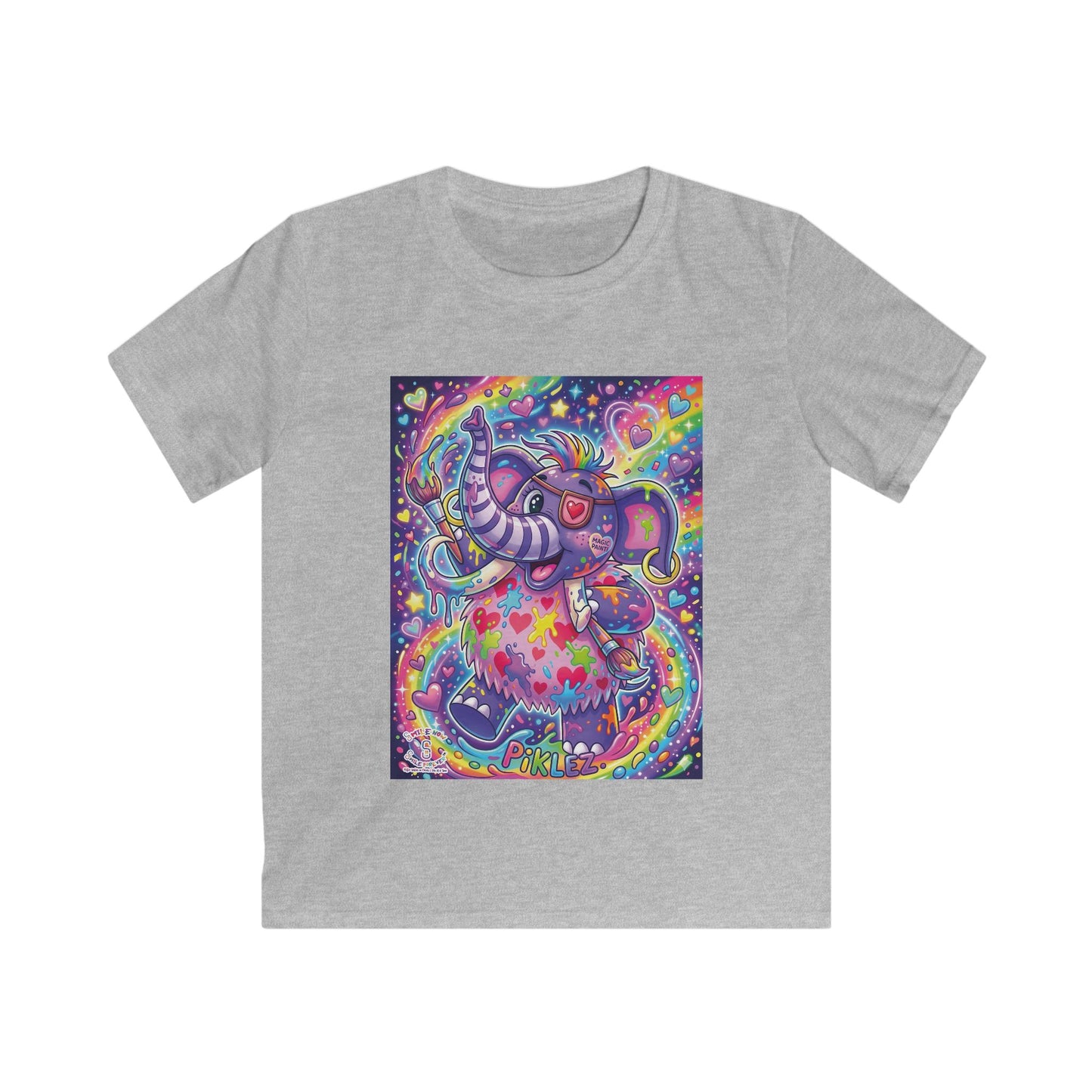 Piklez™ Toddler's Fine Jersey Tee – "Magic Paint!" Graphic Shirt | Smile Universe Collection