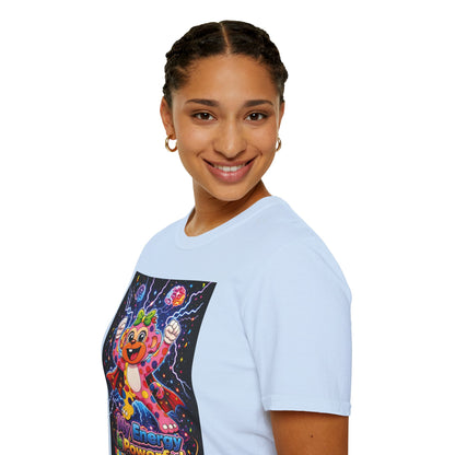 Panz™ Unisex Softstyle T-Shirt  for Adult– "My Energy is Powerful" Graphic Tee | Smile Universe Collection