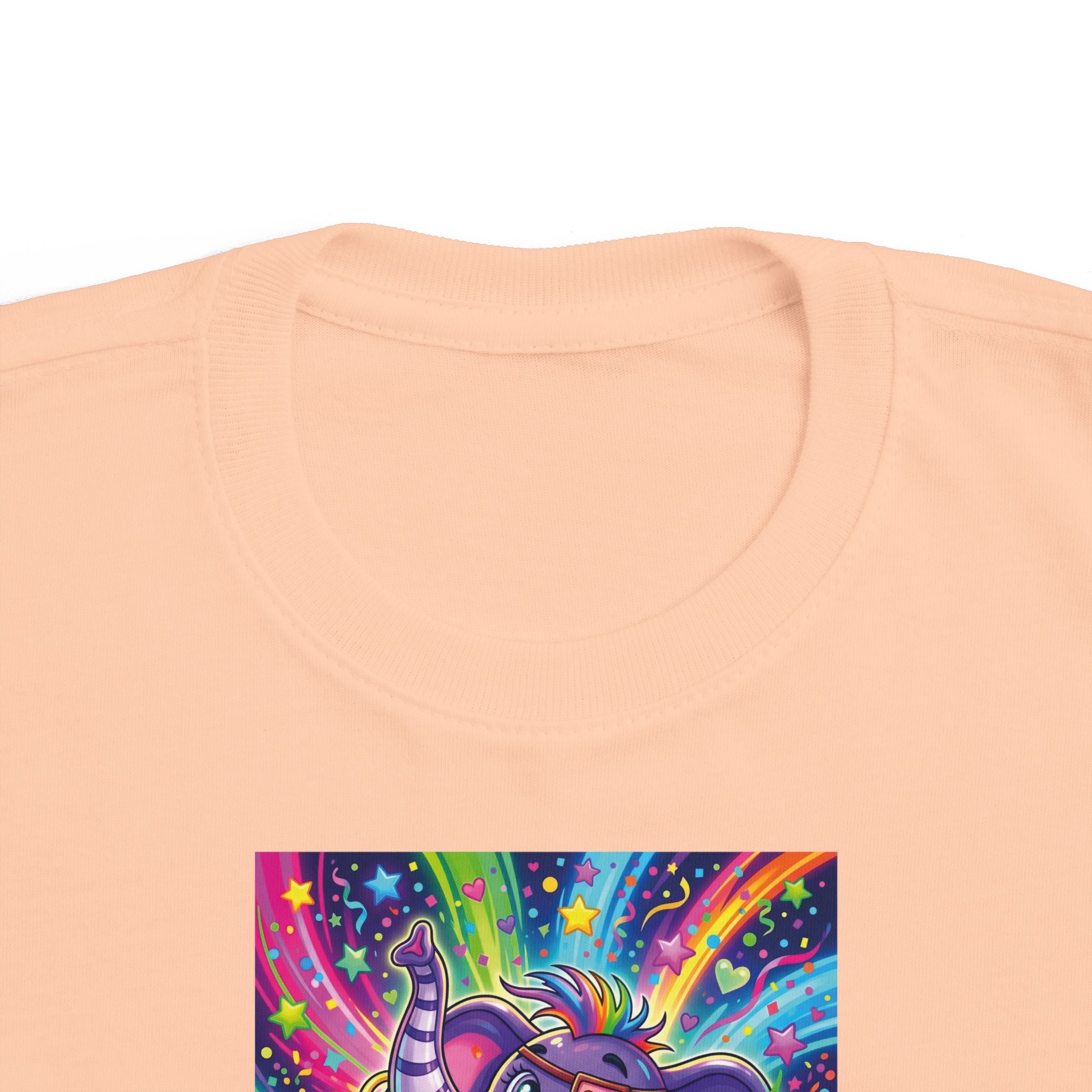 Piklez™ Toddler's Fine Jersey Tee – "Born to Celebrate!" Graphic Shirt | Smile Universe Collection
