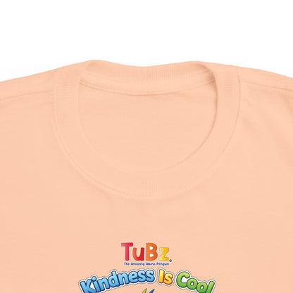 TuBz™ "Kindness Is Cool" Kids T-Shirt - Positive Message Graphic Tee | Smile Universe TuBz4Kidz