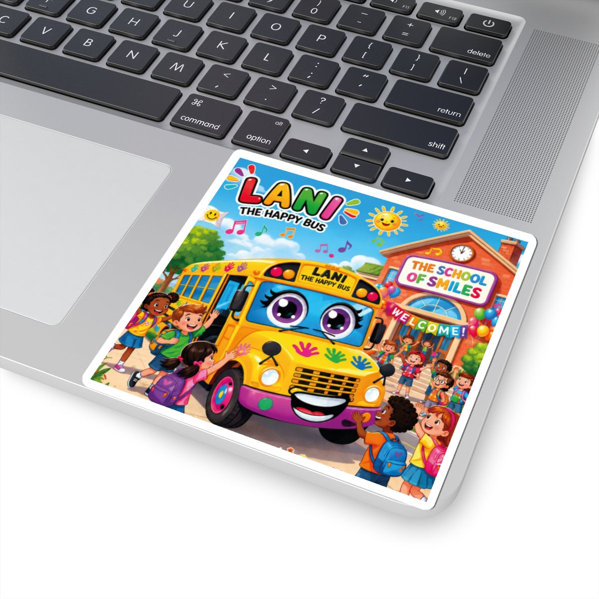 Lani™ Kiss-Cut Stickers – "Let's Sing Happiness Together!" Graphic