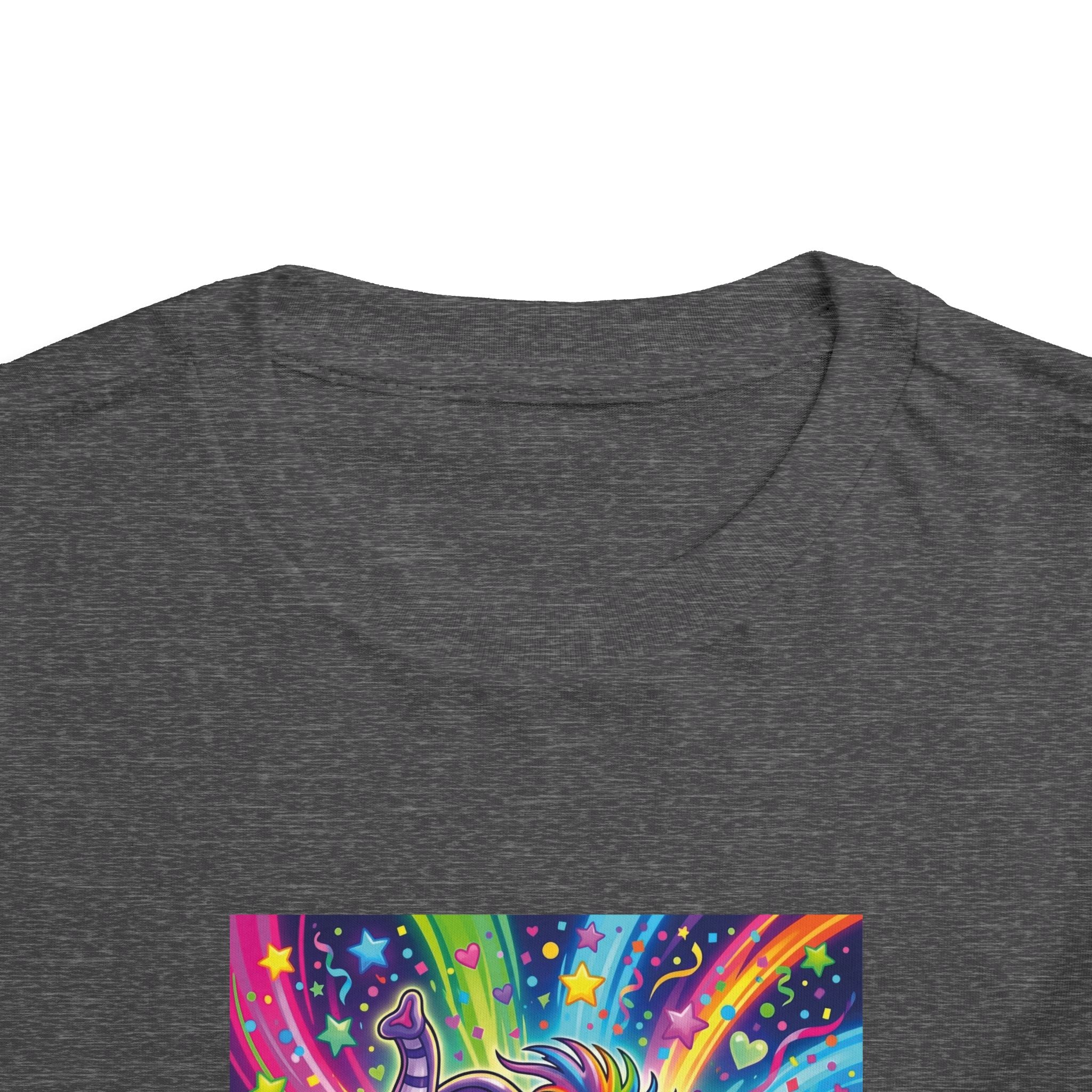 Piklez™ Toddler Short Sleeve Tee – "Born to Celebrate!" Graphic Shirt | Smile Universe Collection