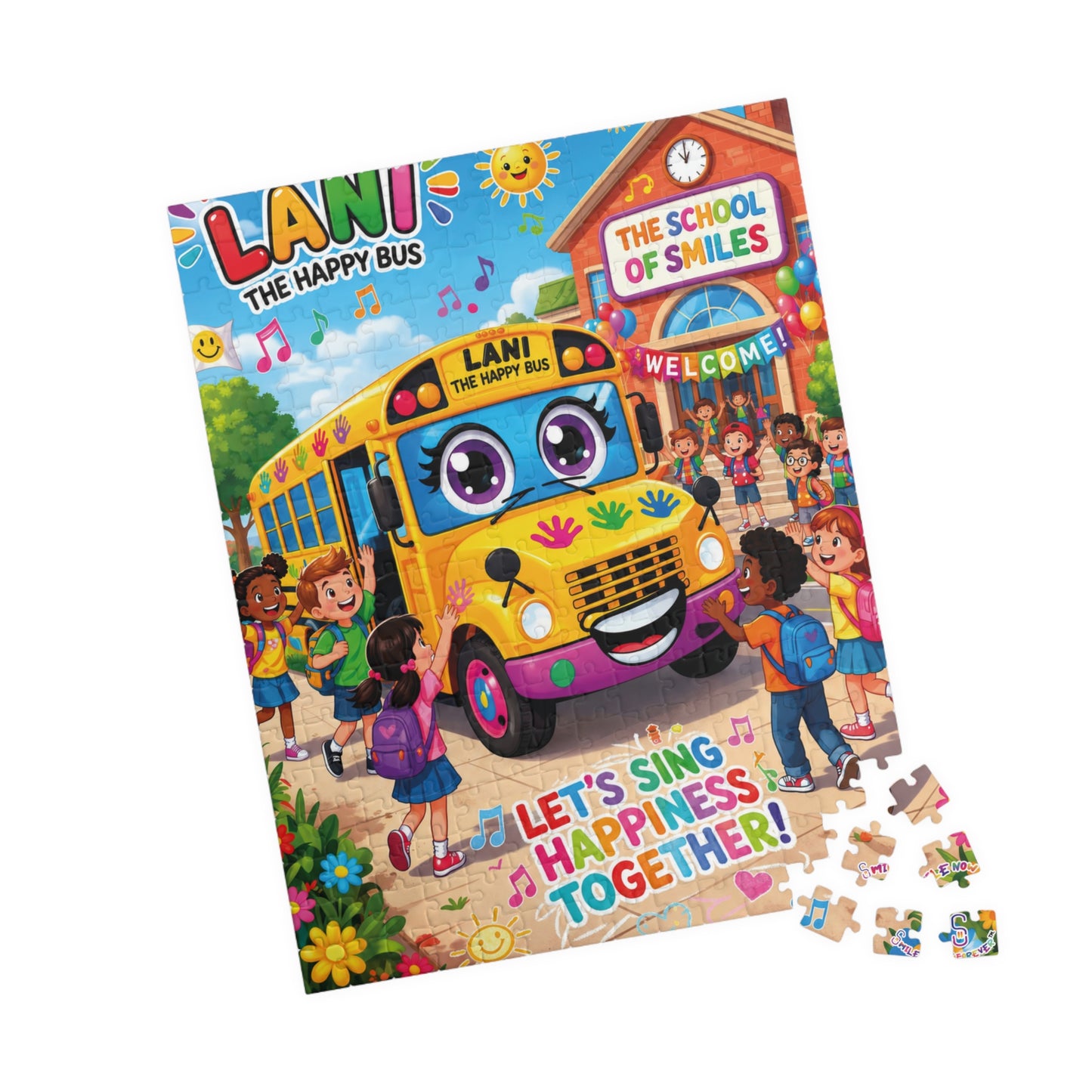 Lani™ Puzzle (110, 252, 520 & 1014-piece) – "Let's Sing Happiness Together!" Graphic