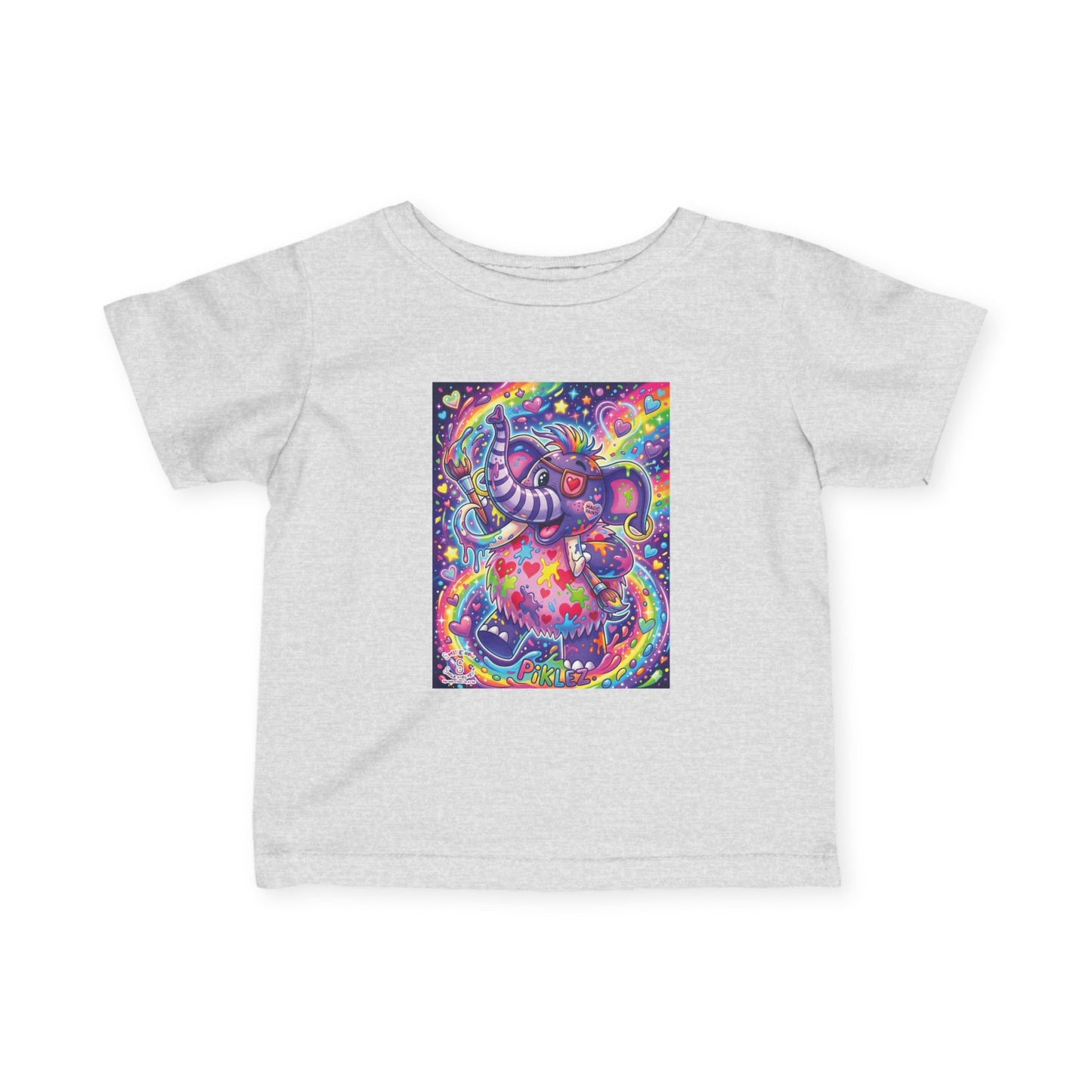 Piklez™ Infant Fine Jersey Tee – "Magic Paint!" Graphic Shirt | Smile Universe Collection