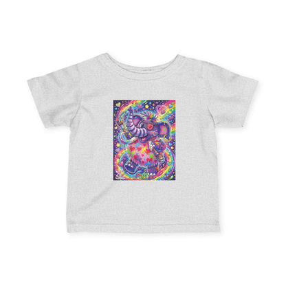 Piklez™ Infant Fine Jersey Tee – "Magic Paint!" Graphic Shirt | Smile Universe Collection