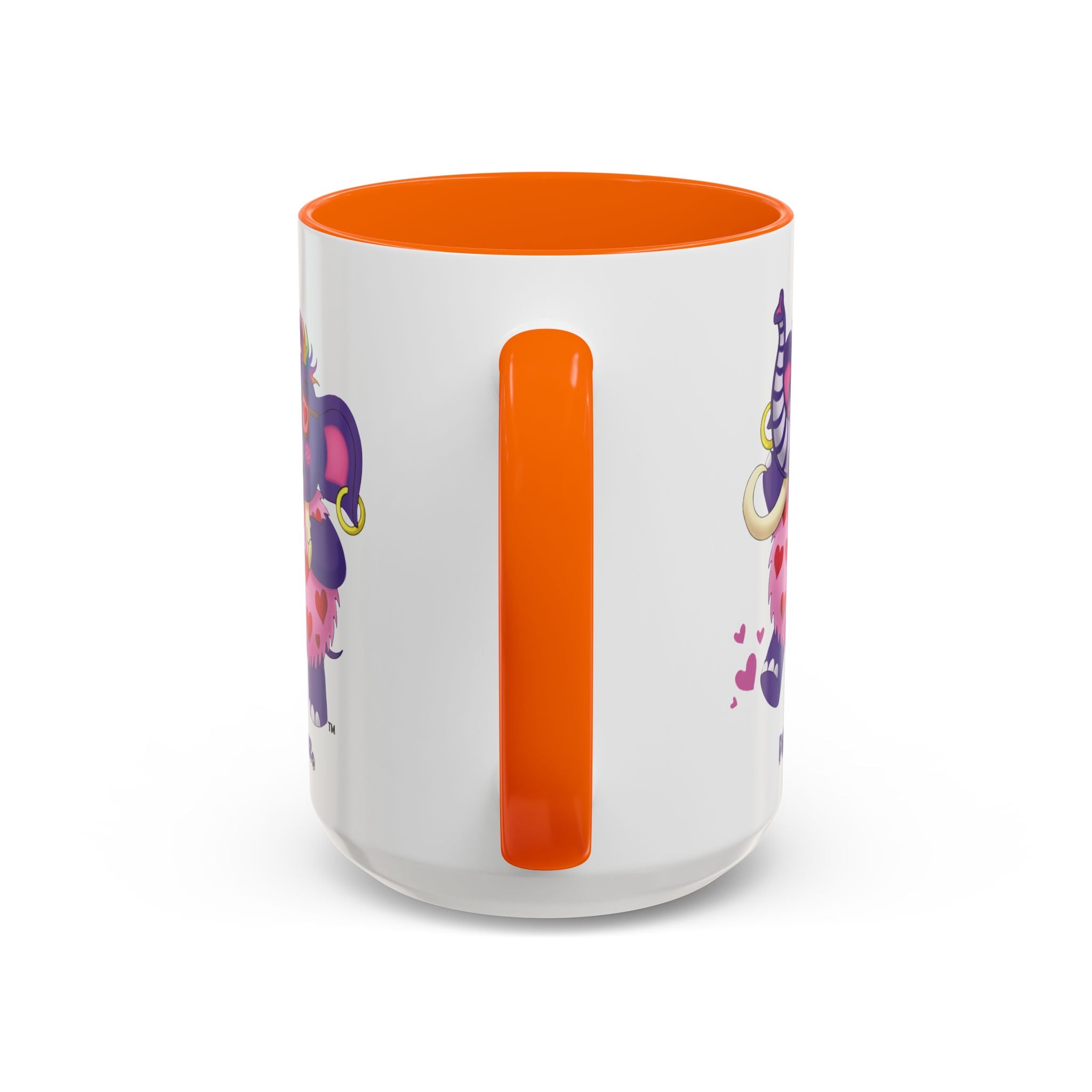 Piklez™ Accent Coffee Mug (11oz & 15oz) – "Full of Love!" Graphic | Smile Universe Collection