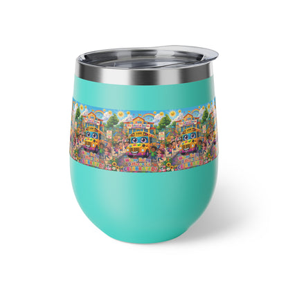 Lani™ 12oz Copper Vacuum Insulated Cup – "Where Being Different is CELEBRATED!" Graphic