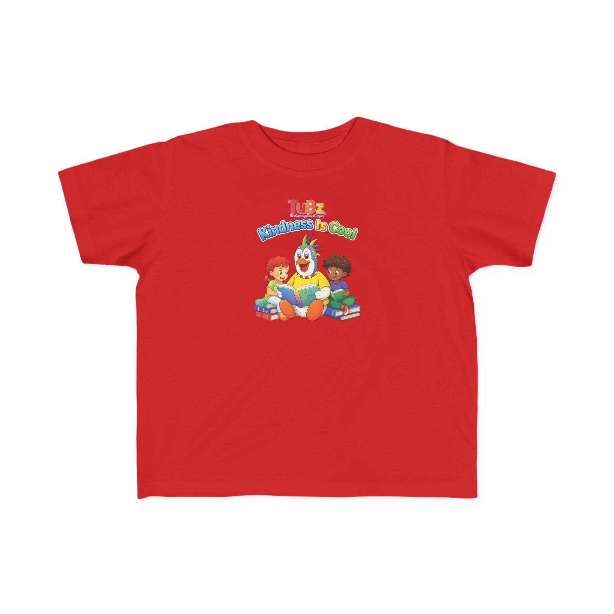 TuBz™ "Kindness Is Cool" Kids T-Shirt - Positive Message Graphic Tee | Smile Universe TuBz4Kidz